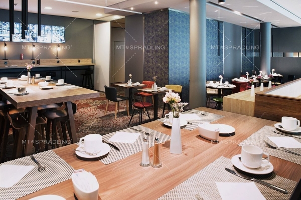 The new  restaurant of Mercure Hotel Berlin